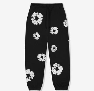 Denim Tears Cotton Wreath ‘BLACK’ Sweatpants