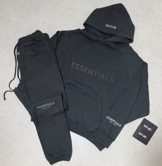 FOG Essentials ‘BLACK LIMO’ Front Logo FULL TRACKSUIT