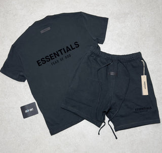 FOG Essentials ‘BLACK LIMO’ T-shirt + Shorts Set