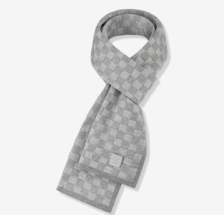 LV ‘Néo Petit Damier Grey Beanie & Scarf’